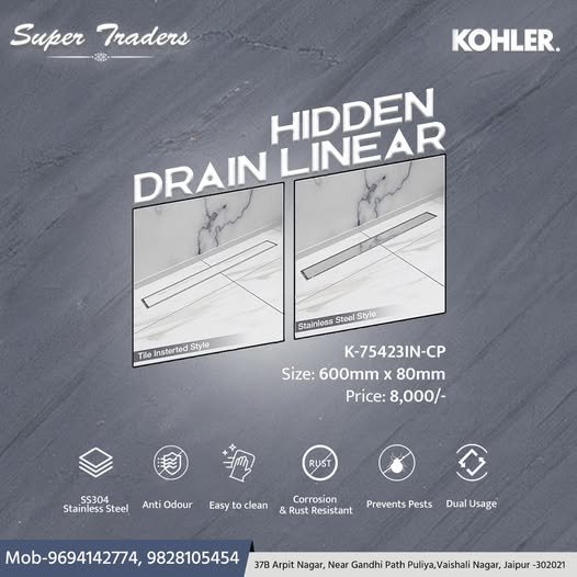 Hidden Drain Linear System – Sleek, Smart & Efficient