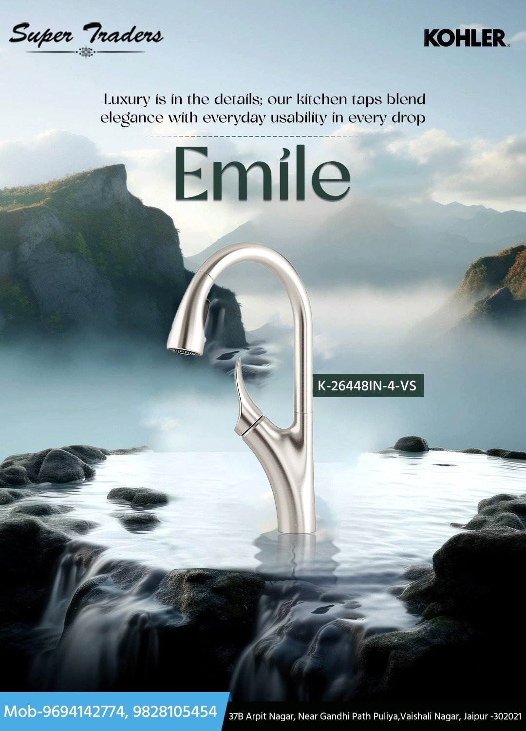 Emile™ K-26448IN-4-VS Kitchen Faucet