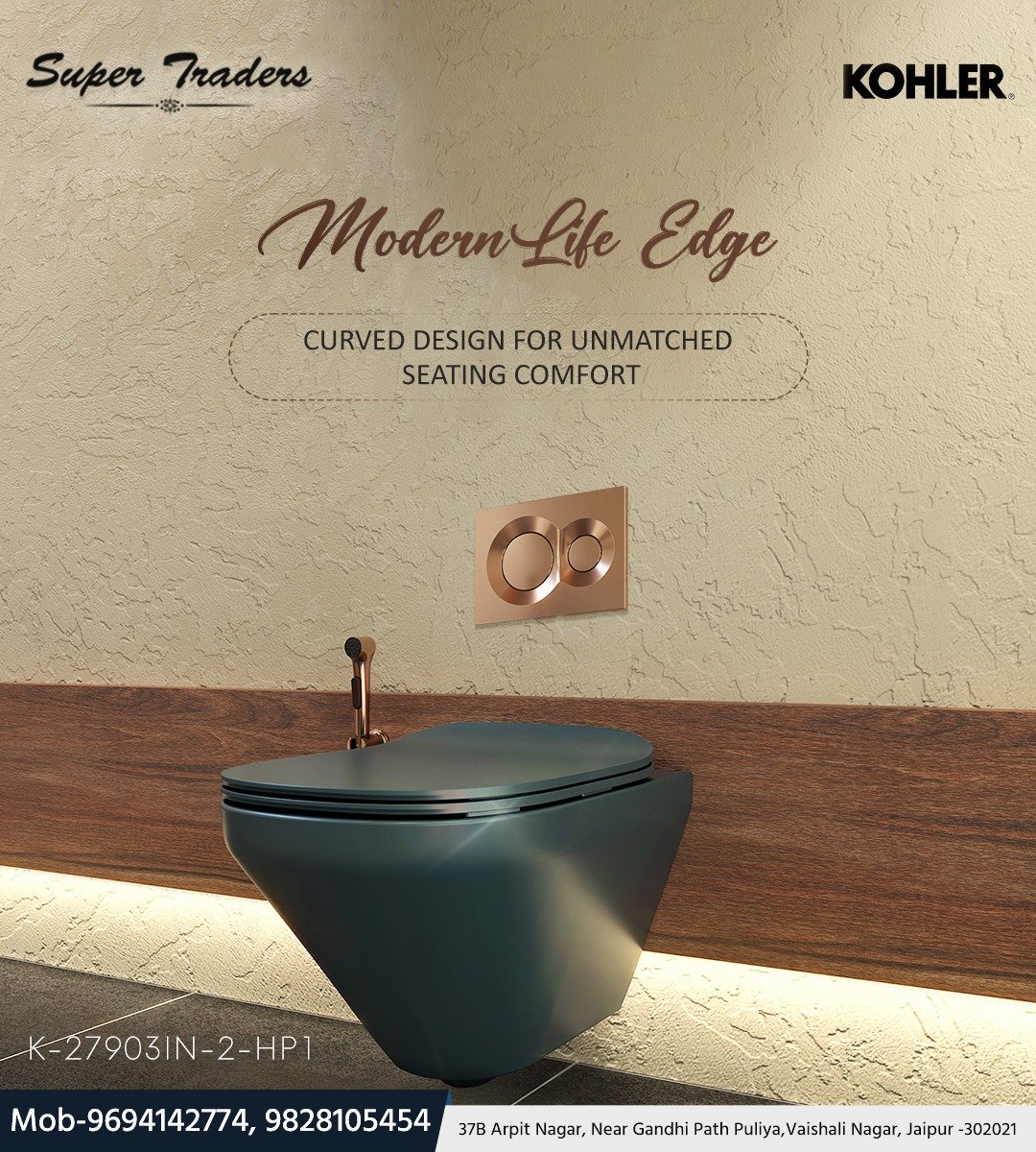 KOHLER ModernLife Edge – Curved Design for Unmatched Seating Comfort